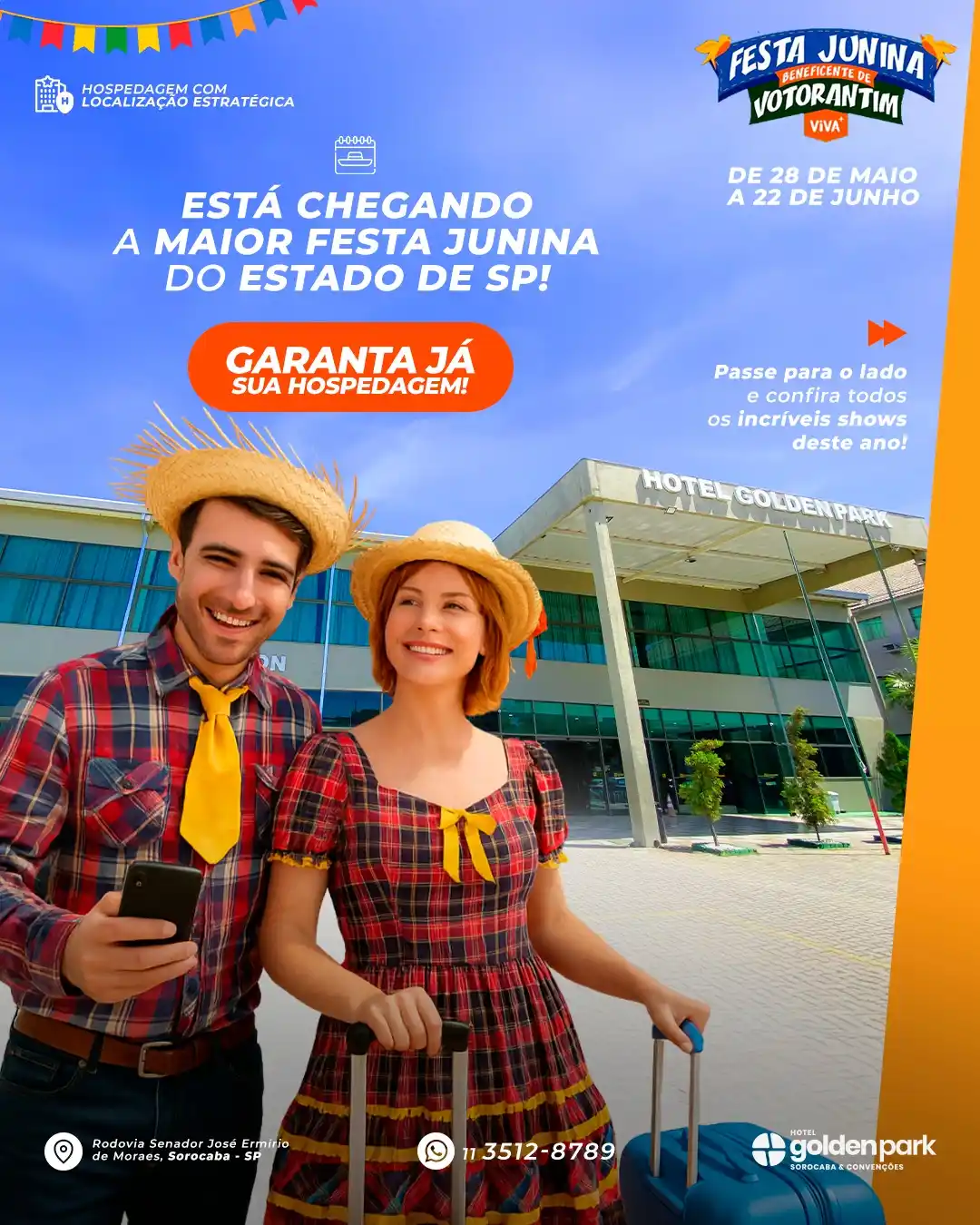 Image from Golden Park Sorocaba & Convenções: 🤠 Estamos contando nos dedos pra viver a maior festança do ano! A Fes...