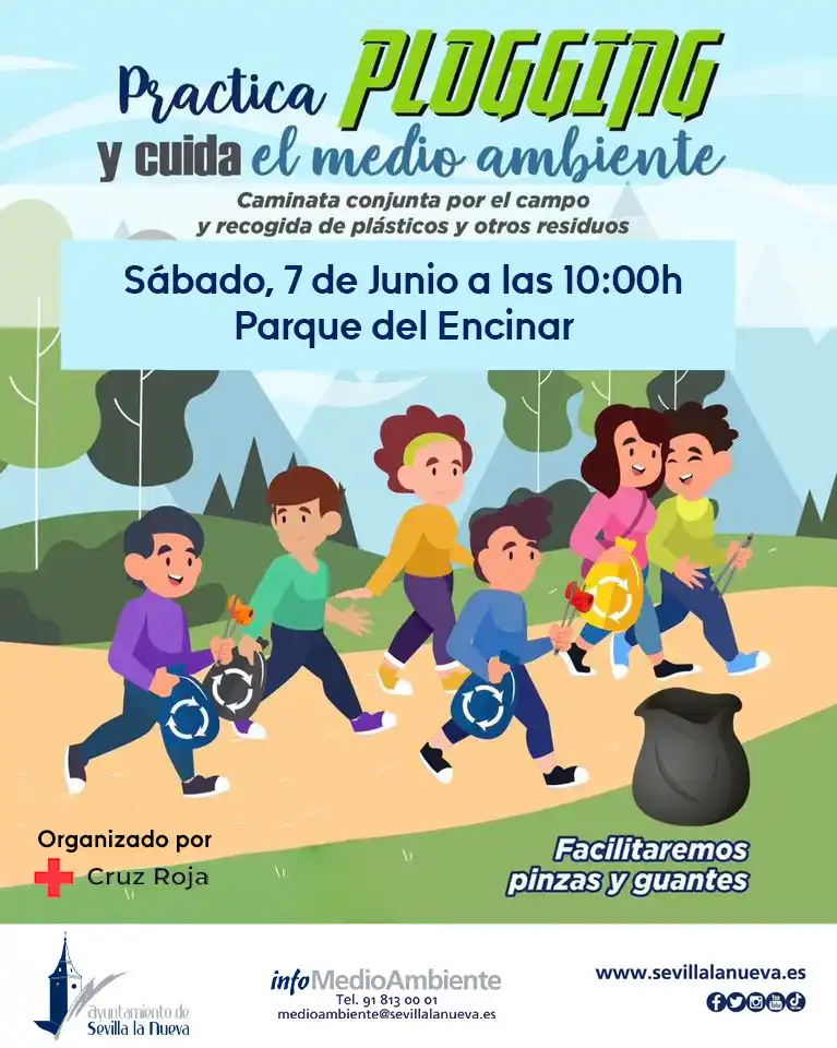 Image from Sevilla la Nueva Ayuntamiento. Información Municipal ℹ️: 🌱♻️ Este sábado, tenemos una cita con el medio ambiente, coincidiendo...