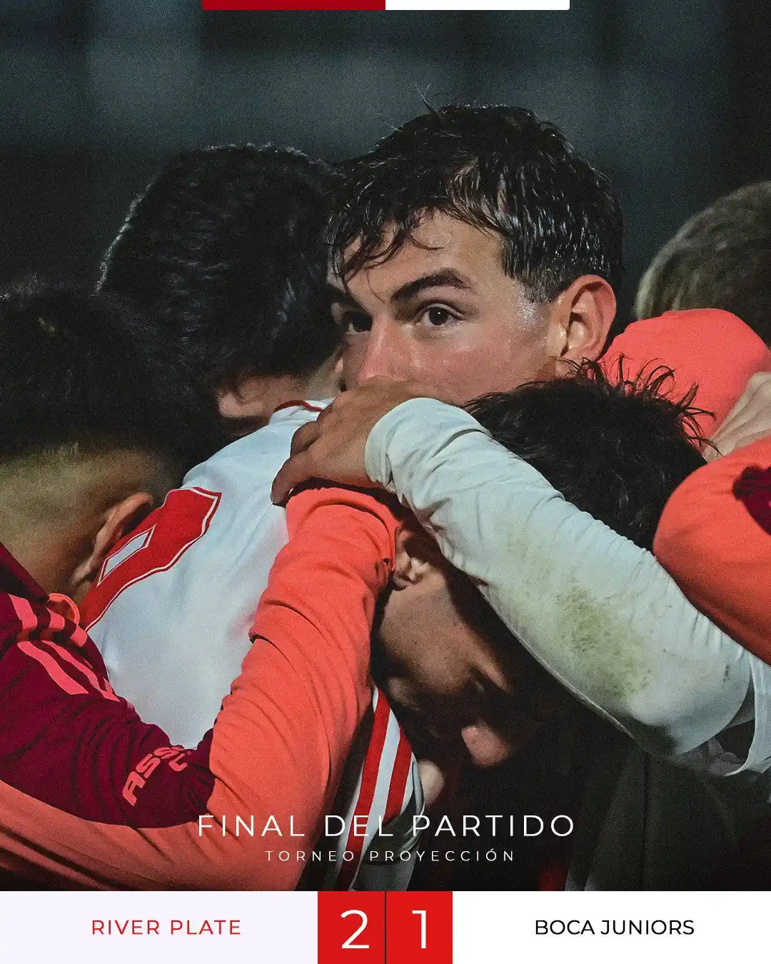 Image from River Plate: ¡¡GANÓ RIVER!! 🤍❤️🤍 El Millonario venció 2-1 a Boca en el Superclás...