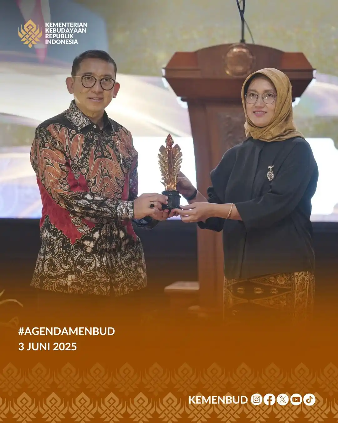 Image from Kementerian Kebudayaan: Menteri Kebudayaan Fadli Zon melakukan kunjungan kerja ke Surakarta da...
