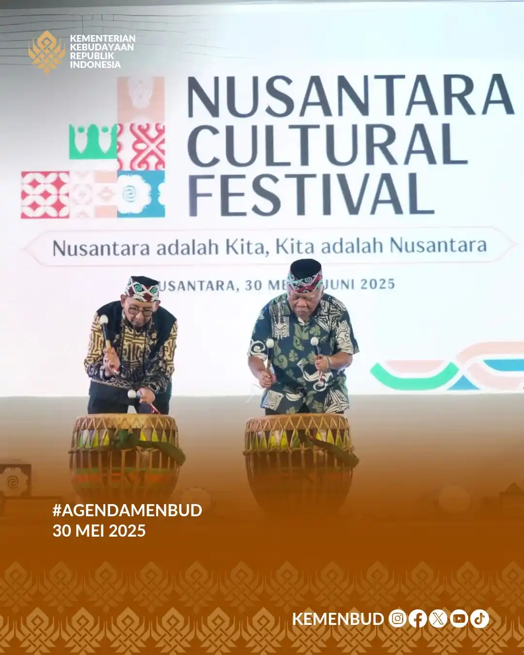 Image from Kementerian Kebudayaan: Menteri Kebudayaan RI lakukan kunjungan kerja ke Kalimantan Timur untu...