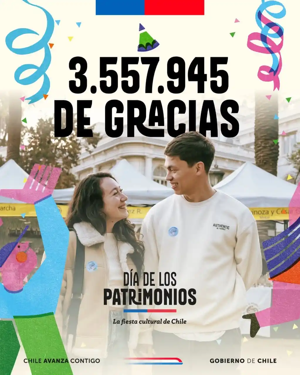 Image from Vicente Manns: 🎉 Chile celebró una fiesta cultural histórica El Día de los Patrimon...