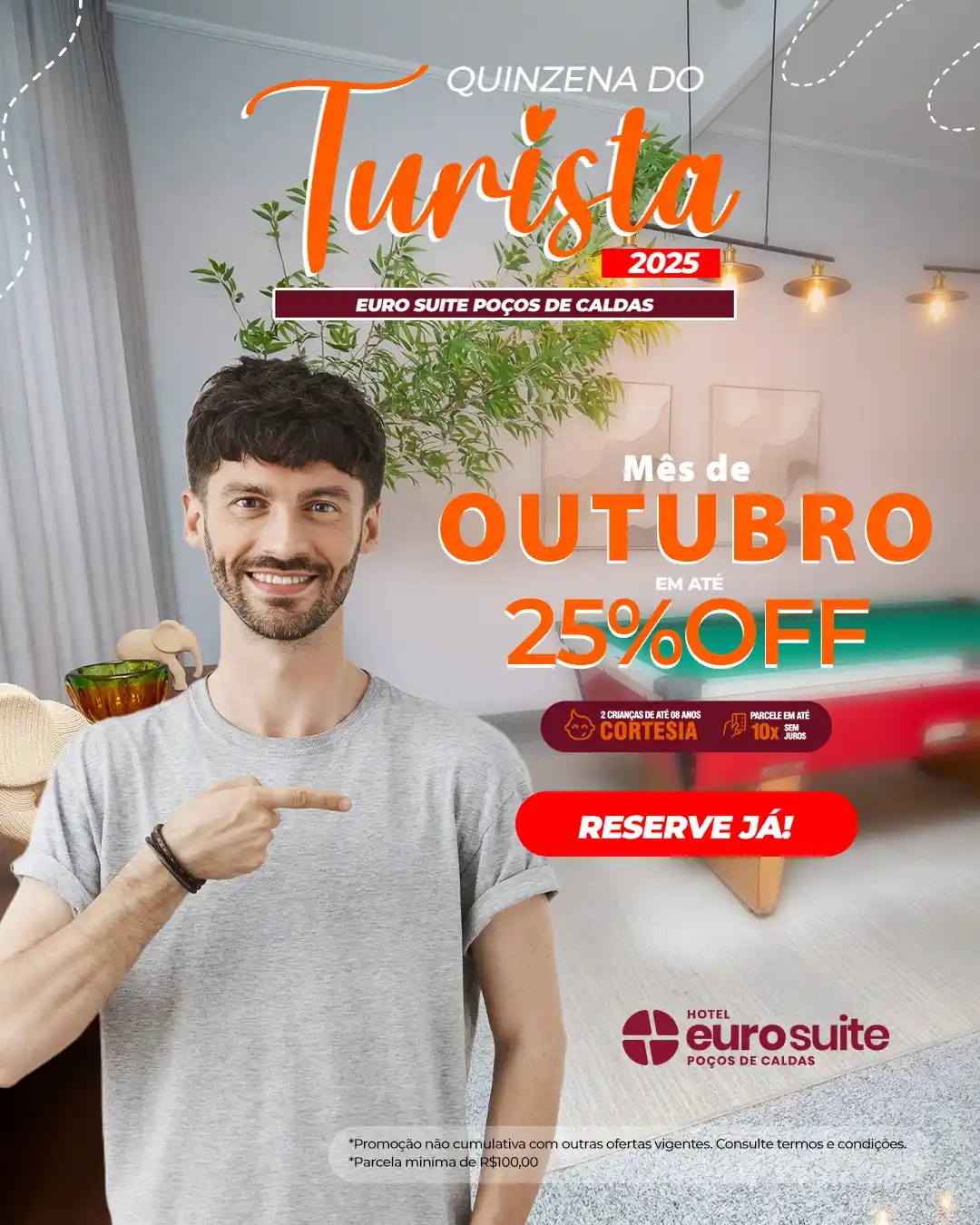 Image from Euro Suite Poços De Caldas: 📣 A Quinzena do Turista continua no Euro Suite Poços de Caldas e está...