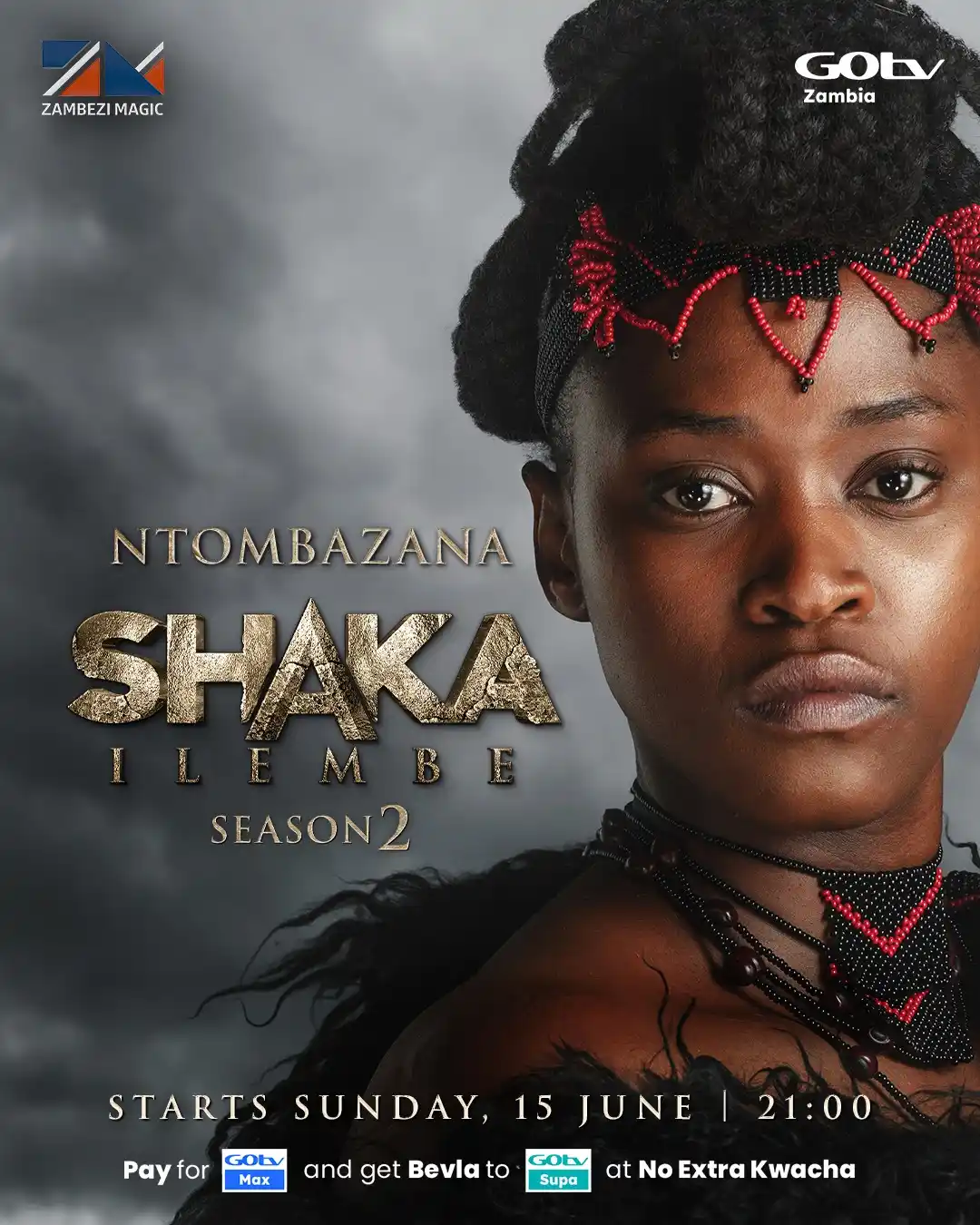 Image from GOtv Zambia: Daughter of Zwide. Master of manipulation. Trained by her formidable g...