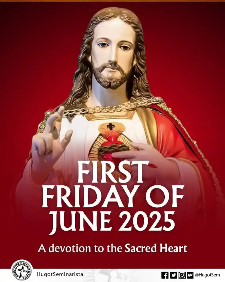 Image from Radio Chiedza - Catholic Media Broadcasting: FIRST FRIDAY OF JUNE 2025 A DEVOTION TO THE SACRED HEART Jesus said t...