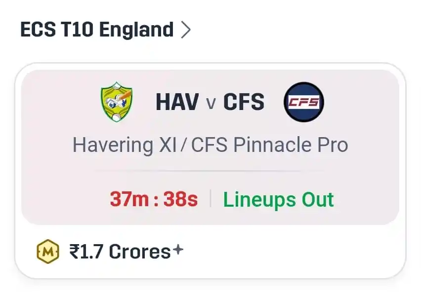 Image from Expert Dream11 Team - Prediction Best Expert Winning Dream 11 Teams - Dream11 Rank 1 GL SL H2H Teams: *ONLY 30 min Left..!*🥳🥳🎉 *After Lineups Pro Teams Added in PRO App....