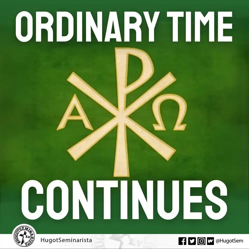Image from Radio Chiedza - Catholic Media Broadcasting: ORDINARY TIME CONTINUES  Ordinary Time is a period in the Christian li...