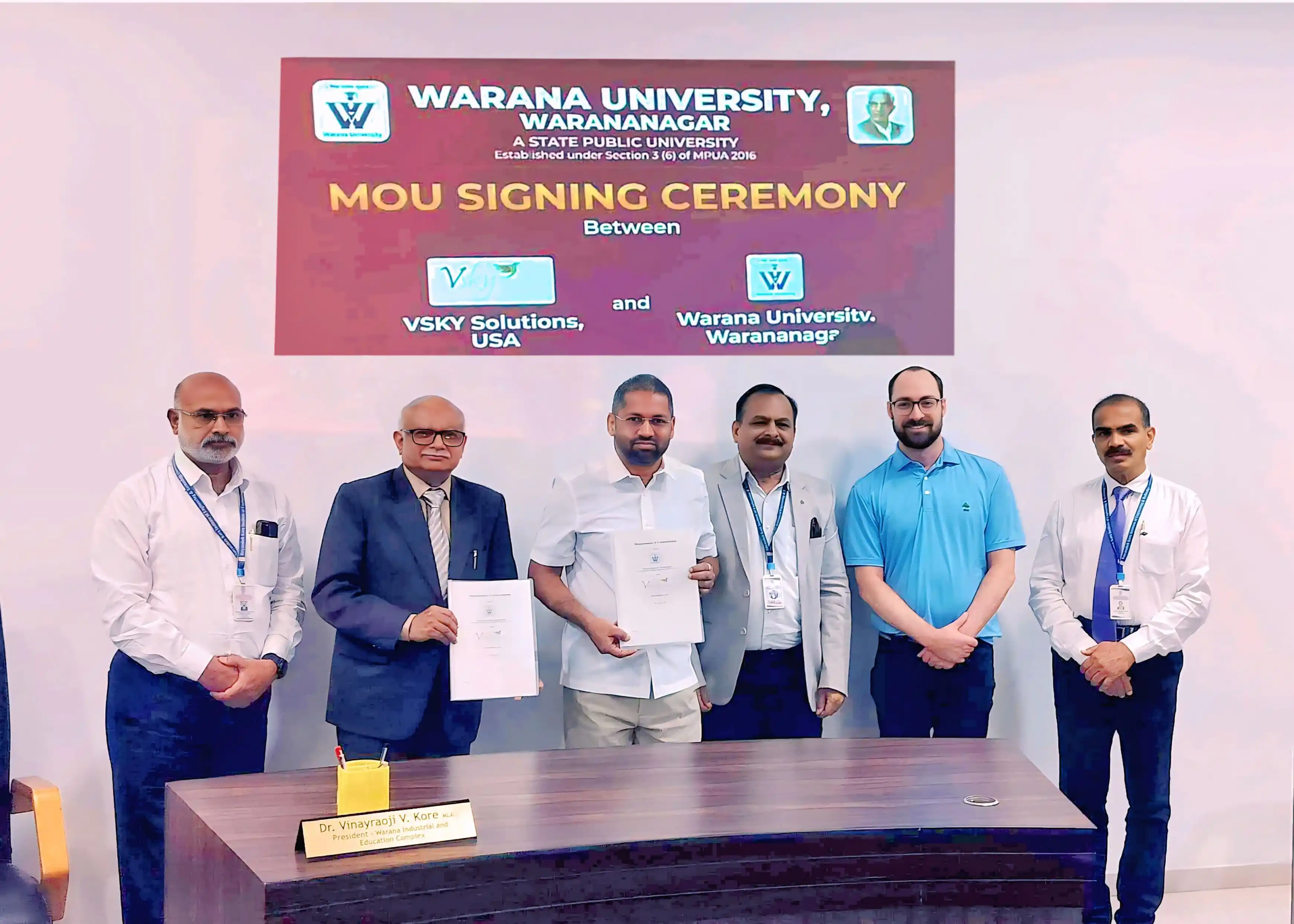Image from TKIET WARANANAGAR (AUTONOMOUS) Official: 🤝 Strengthening Global Ties! Warana University, Warananagar has sign...
