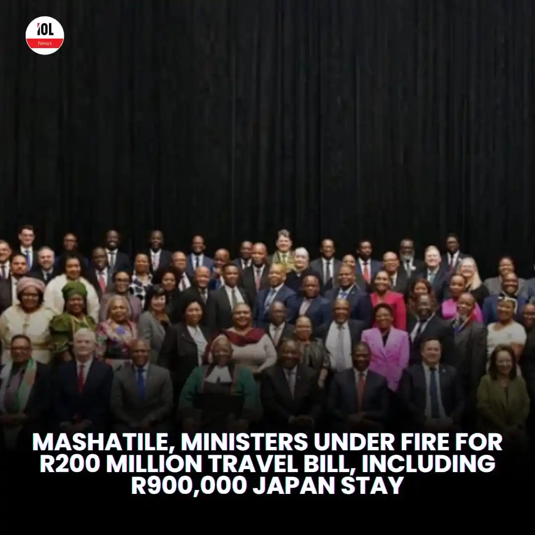 Image from IOL News: Ministers in the Government of National Unity (GNU) have spent more th...