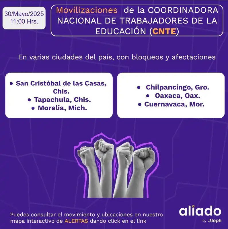 Image from C3ntro by Aleph: *Movilizaciones* de la COORDINADORA NACIONAL DE TRABAJADORES DE LA ED...