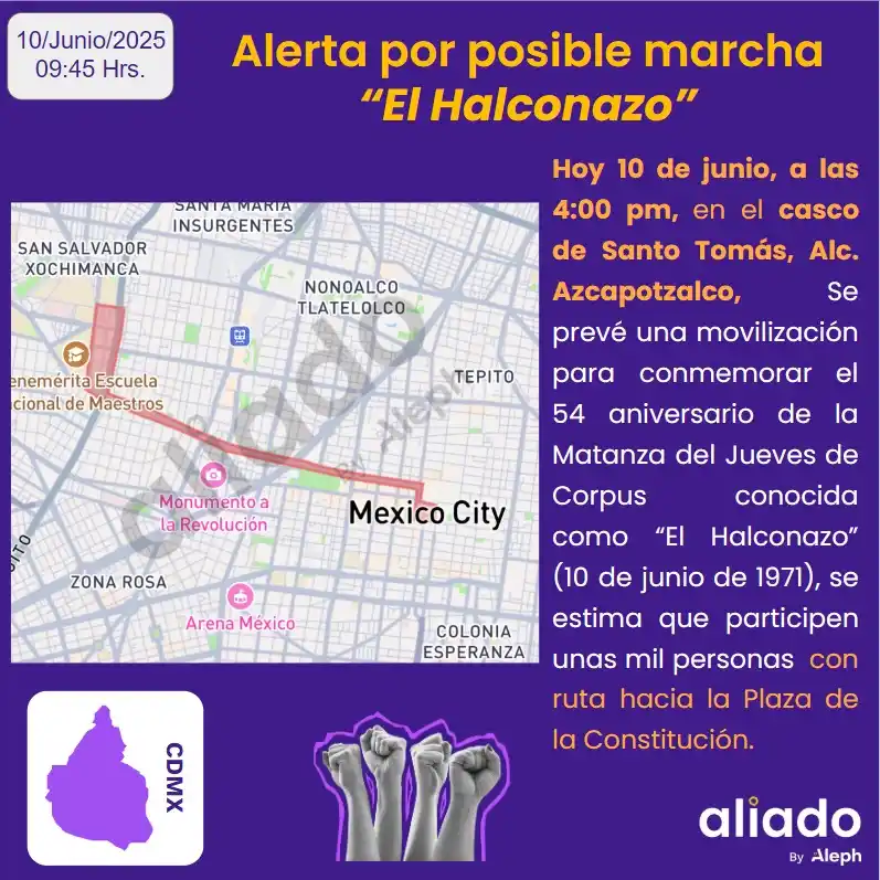 Image from C3ntro by Aleph: *Para conmemorar el 54 aniversario de la Matanza del Jueves de Corpus ...