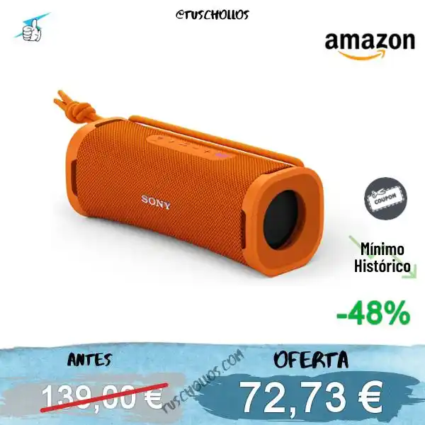 Image from Tuschollos - Ofertas, Chollos Y Gangas Todos Los Días De Amazon, Miravia Y Aliexpress!!!: 🔊 *GANGA ALTAVOZ BLUETOOTH SONY ULT FIELD 1 IP67!!* <a class="text-bl...