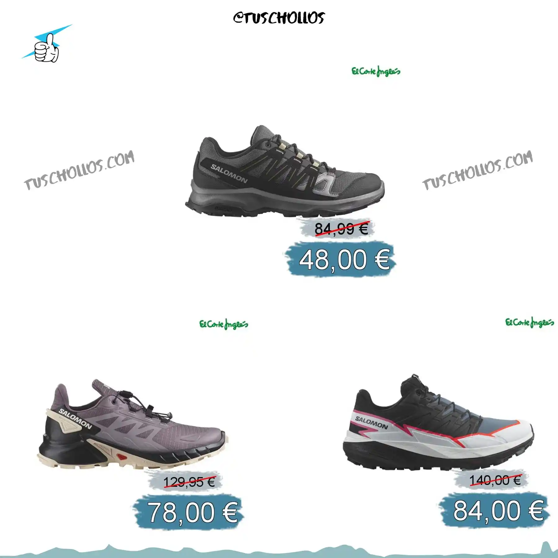 Image from Tuschollos - Ofertas, Chollos Y Gangas Todos Los Días De Amazon, Miravia Y Aliexpress!!!: *🤩 OJITO! HOY DESCUENTAZOS SALOMON* <a class="text-blue-500 hover:und...