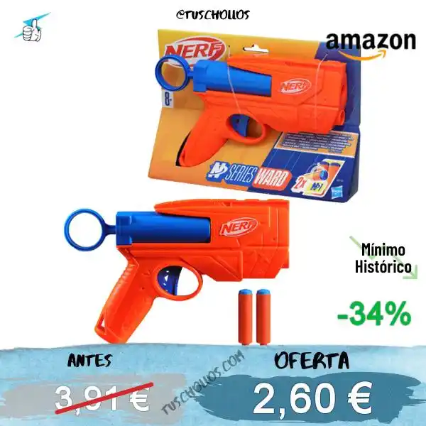 Image from Tuschollos - Ofertas, Chollos Y Gangas Todos Los Días De Amazon, Miravia Y Aliexpress!!!: 🔫 *TIRADA DE PRECIO ESTA NERF* <a class="text-blue-500 hover:underlin...