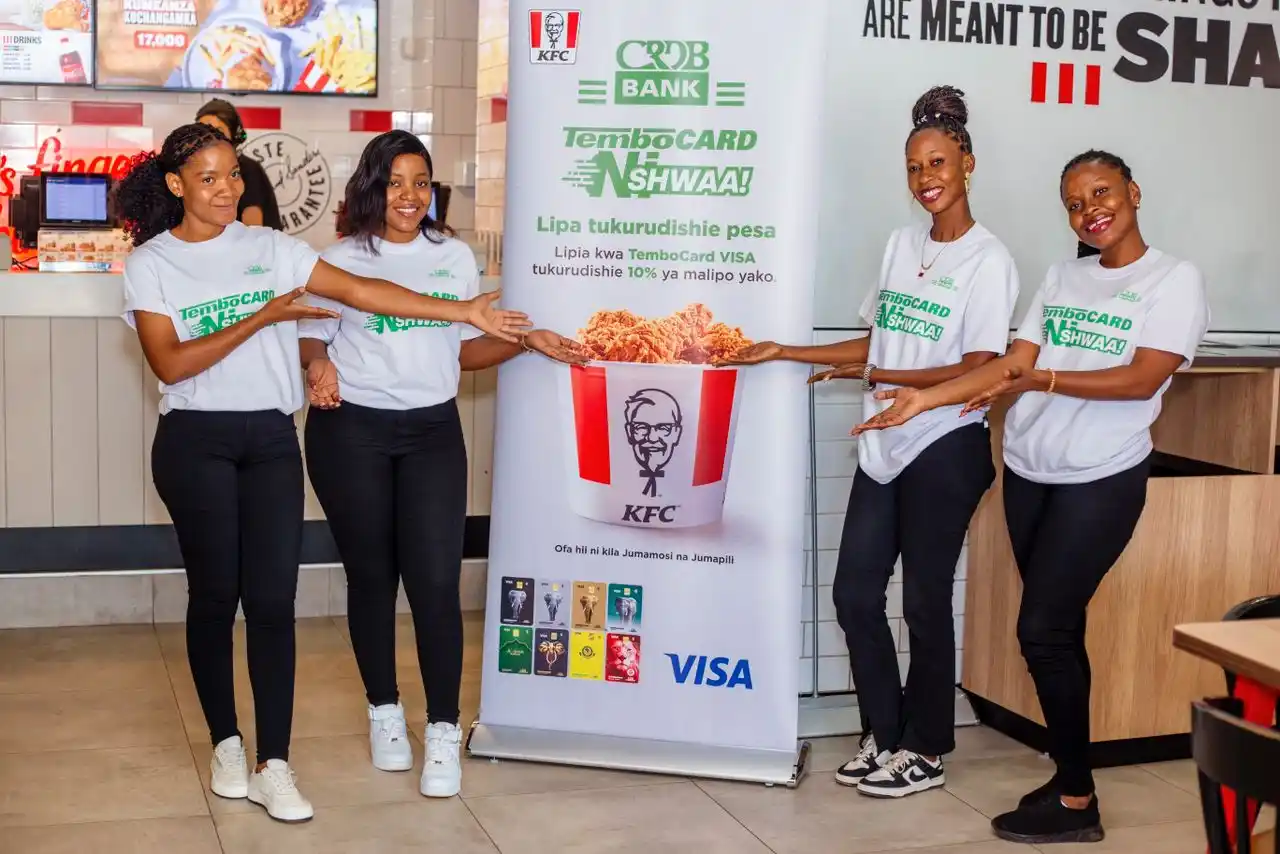 Image from CRDB Bank Plc: Njoo tukurudishie mkwanja wako hapa @kfctanzania 🍕au @pizzahuttz 🍗 ...