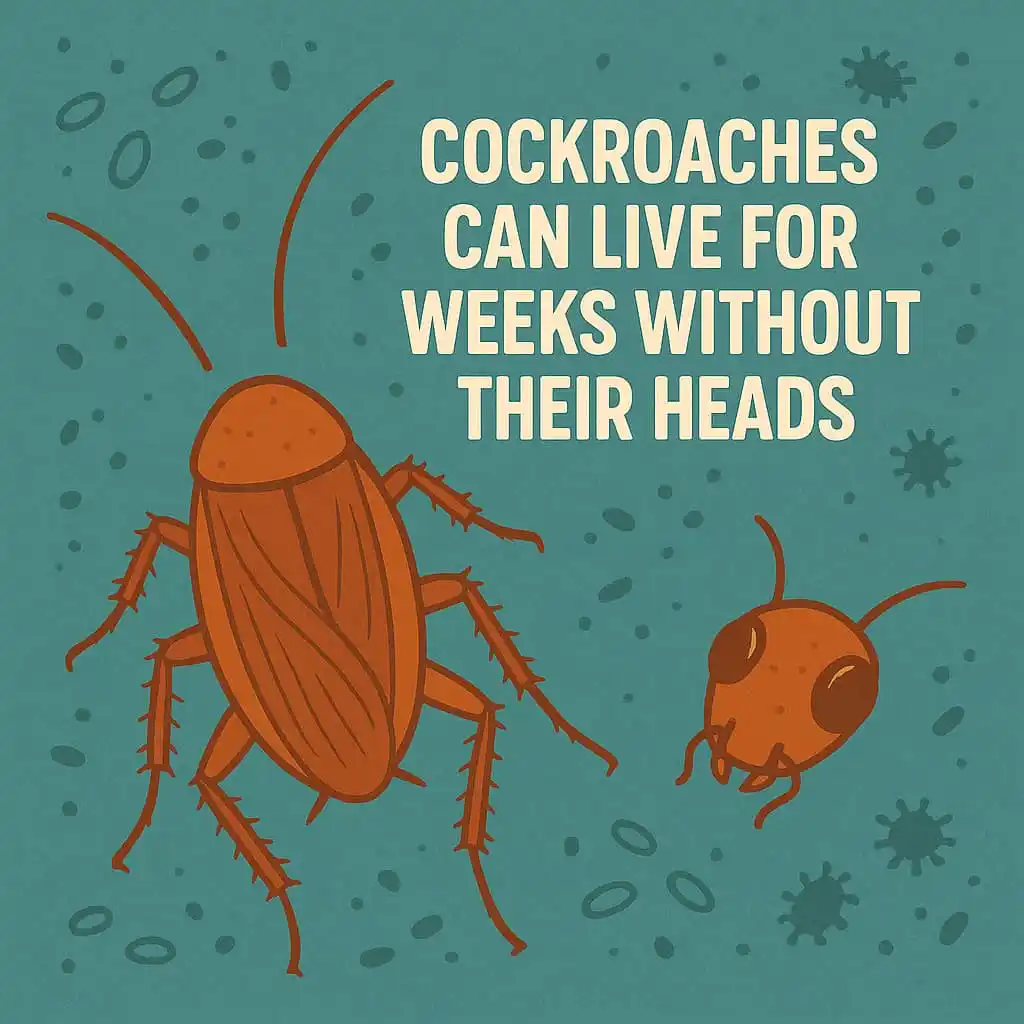Image from Allschool.ng Edu News: Cockroaches don’t rely on their mouth or brain to breathe — they use s...