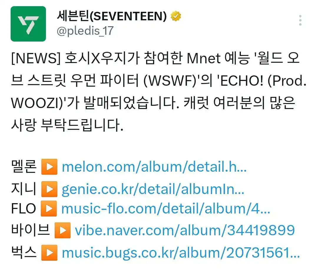 Image from SEVENTEEN – CARAT UPDATES 💎: *- ꒰ ୨ [ 250610 ] SEVENTEEN X UPDATE ୧ ꒱ -*  > ina sub [BERITA] ‘ECHO!...