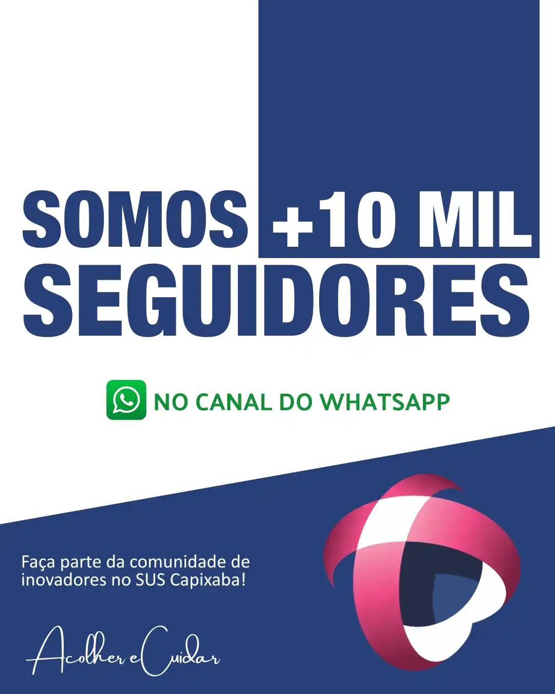 Image from Fundação iNOVA Capixaba: 🎉 *Somos mais de 10 MIL no WhatsApp!* A comunidade da Fundação Estad...