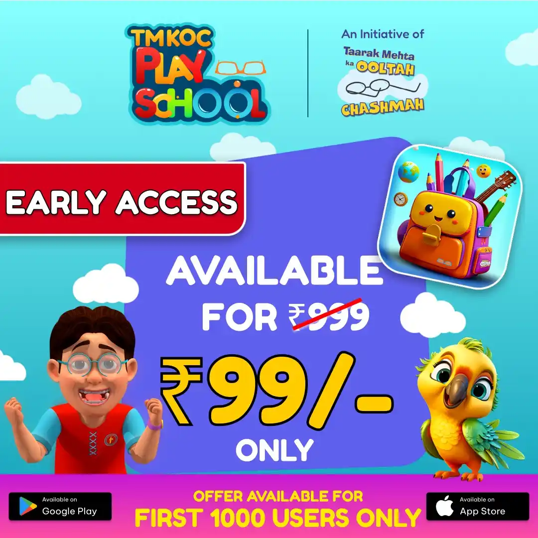 Image from Taarak Mehta Ka Ooltah Chashmah NFP: TMKOC Playschool is Here! Early Access for the First 1,000 Users Only!...