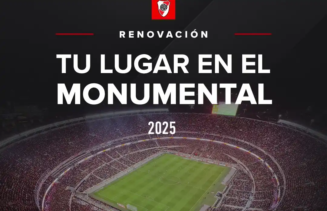 Image from River Carp: *VENTA DE REMANENTE TLM 🏟️* *Una vez terminada la renovación de TLM ...