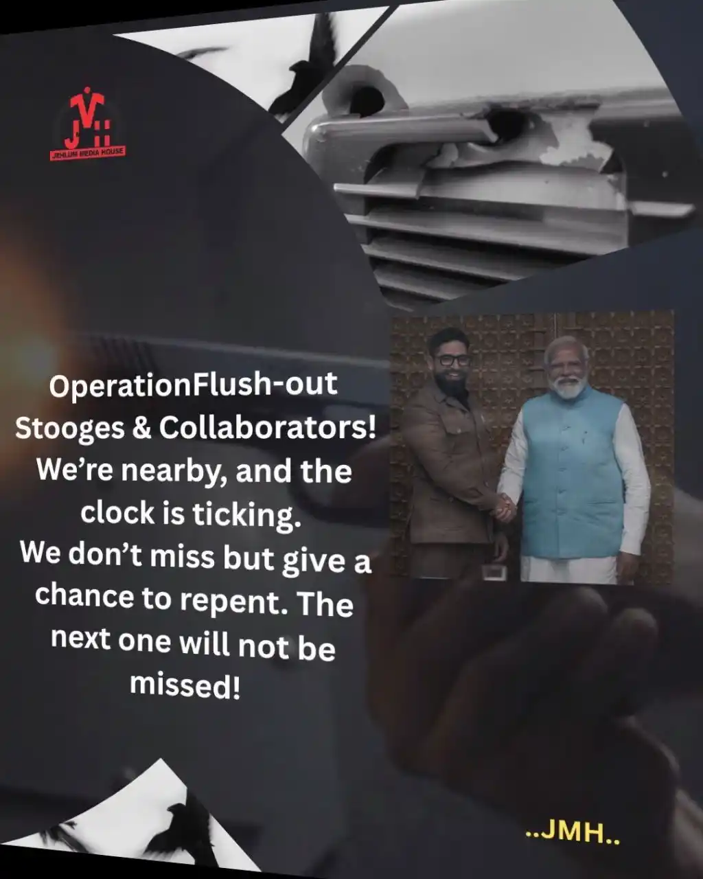 Image from Kashmir Conflict News 🍁: RELEASE 2/6/2025 -J-M-H- laud the attack on "journalist' Danish Manzo...
