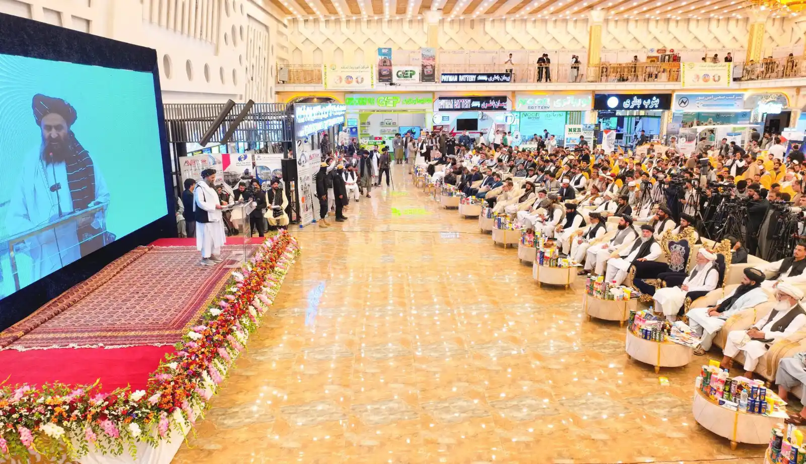 Image from مجلة الصمود: افتتاح النسخة الرابعة من المعرض الوطني والدولي في كابول ضمن فعاليات أس...