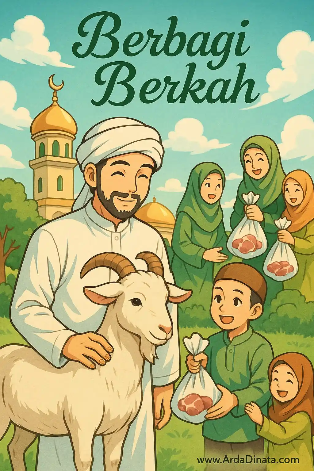 Image from KOLOM ARDA DINATA: Berbagi Berkah: Menebar Cinta Kasih Melalui Ibadah Kurban Idul Adha | ...