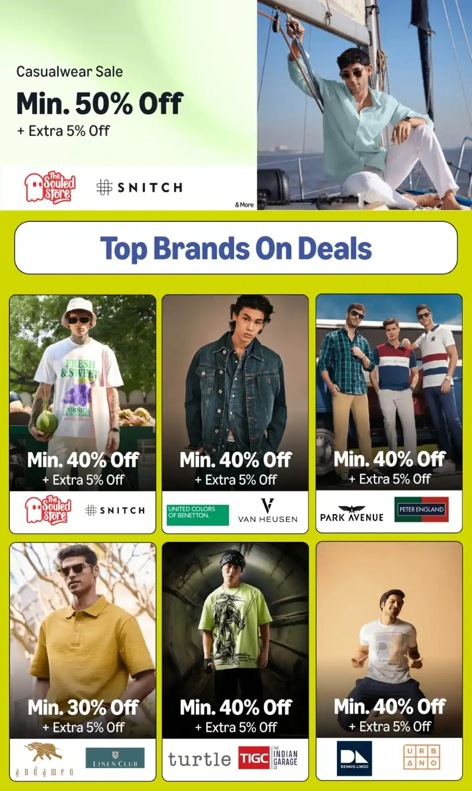 Image from Amazon Associates: 👚 *Casualwear Sale* ⚡ Min. 50% off + Extra 5% off 👉🏻 amzaff.to/WT...