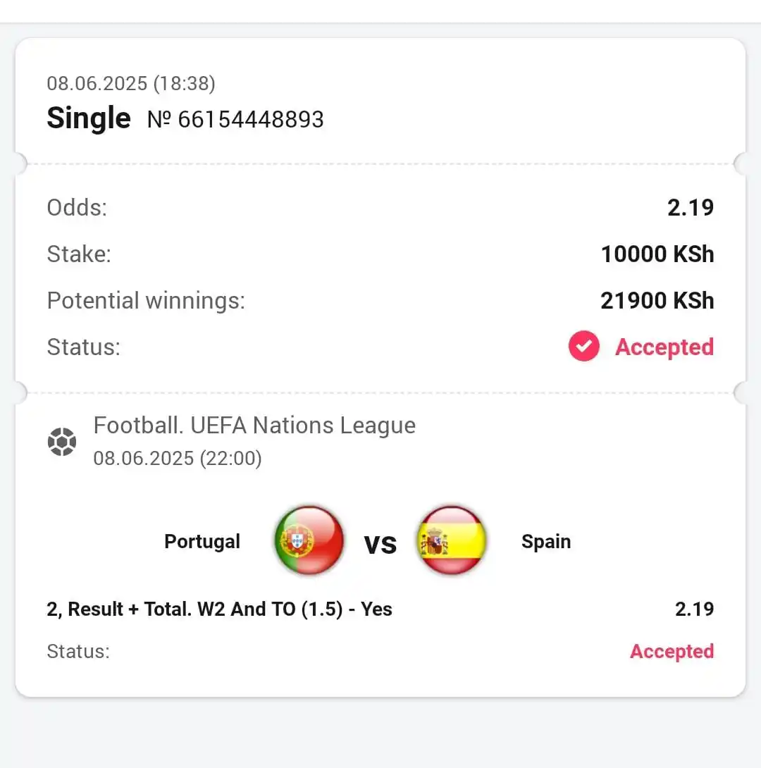 Image from LEGACY WIN TIPS💯💪: DBbet 🛑 single nations league BOOKING CODE 👉 TSSGR Register on D...