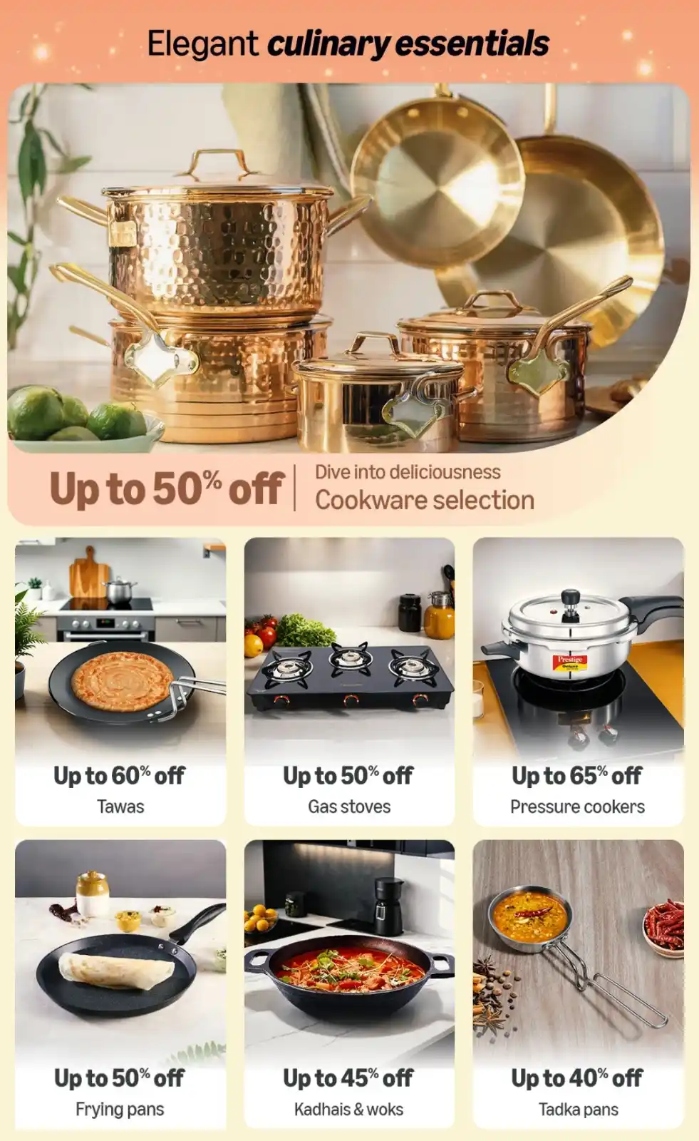 Image from Amazon Associates: 🍽️ *ELEGANT CULINARY ESSENTIALS* ⚡ Up to 50% off 👉🏻 amzaff.to/Nkco...