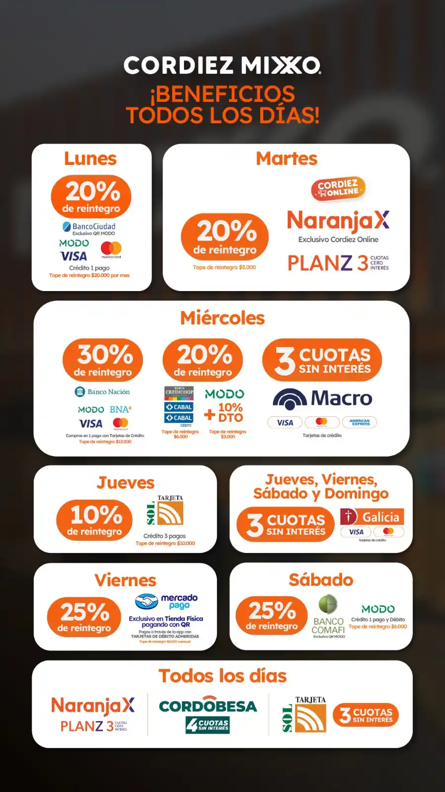 Image from Cordiez MIXO: 🖤 En Mixo, lo mejor llega sin apuro... Además de nuestras promociones...