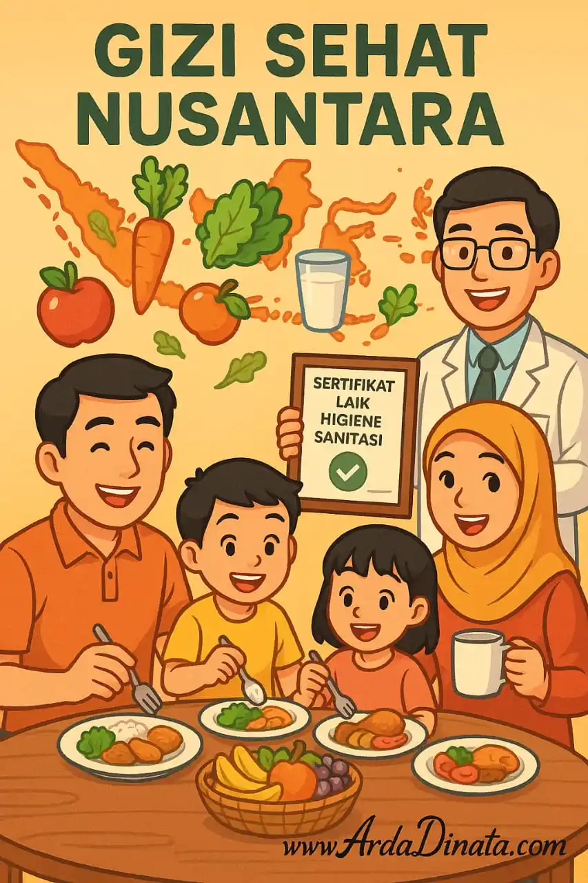 Image from KOLOM ARDA DINATA: Gizi Sehat Nusantara - Program MBG dan Peran HAKLI dalam Sanitasi Pang...