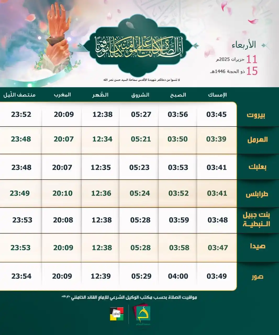 Image from قناة السيد محمد نور الدين العاملي: *<a class="text-blue-500 hover:underline cursor-pointer" href="/hashta...