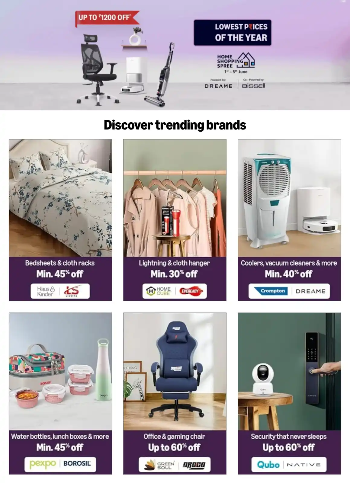 Image from Amazon Associates: 🛍️ *HOME SHOPPING SPREE* 📣 Last day of sale 🌟 *Home & Kitchen* ⚡ U...
