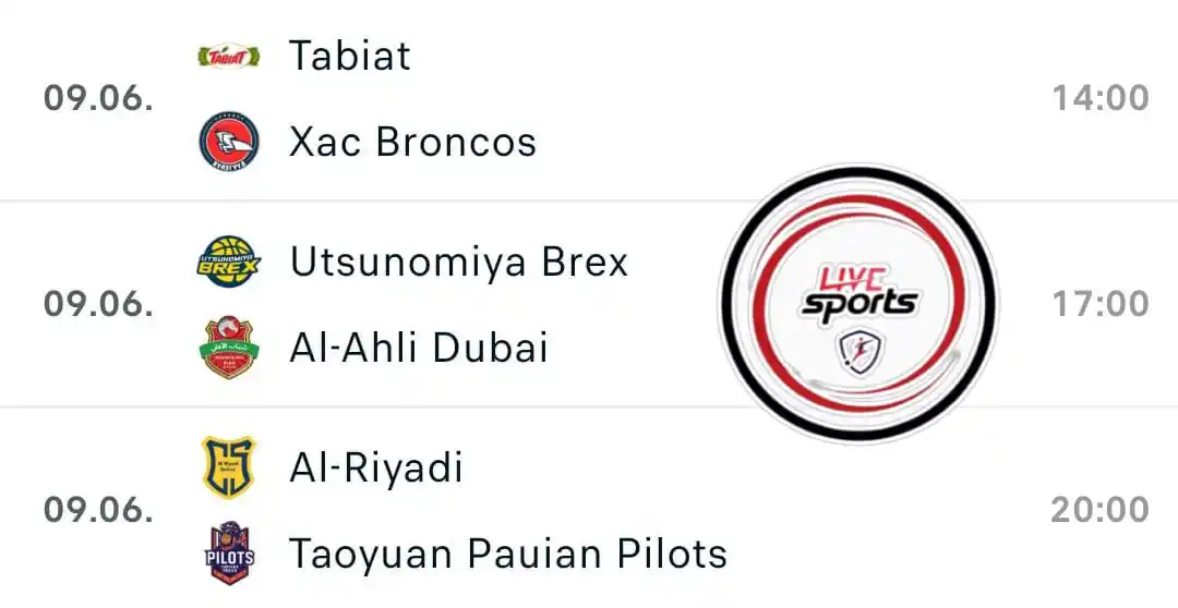Image from 🇱🇧 𝙇𝙄𝙑𝙀 𝘽𝘼𝙎𝙆𝙀𝙏𝘽𝘼𝙇𝙇 🏀: ❮★♚★❯⬌*🏀🇸🇨 مباريات اليوم في بطولة سوبر آسيا للٲندية الٲبطال* ...