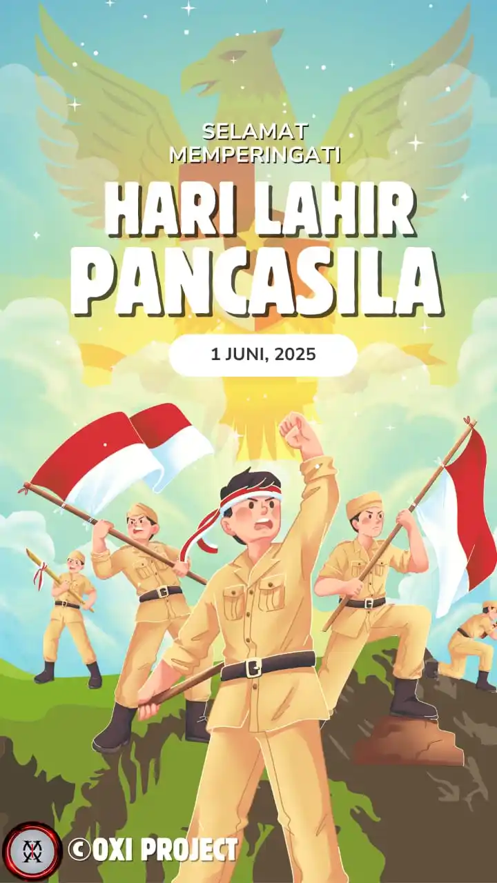 Image from OX1-PROJECT OFFICIAL: ── ᝰ.ᐟ HARI LAHIR PANCASILA ── ᝰ.ᐟ 01 JUNI 2025 ── ᝰ.ᐟ PANCASILA BUKA ...