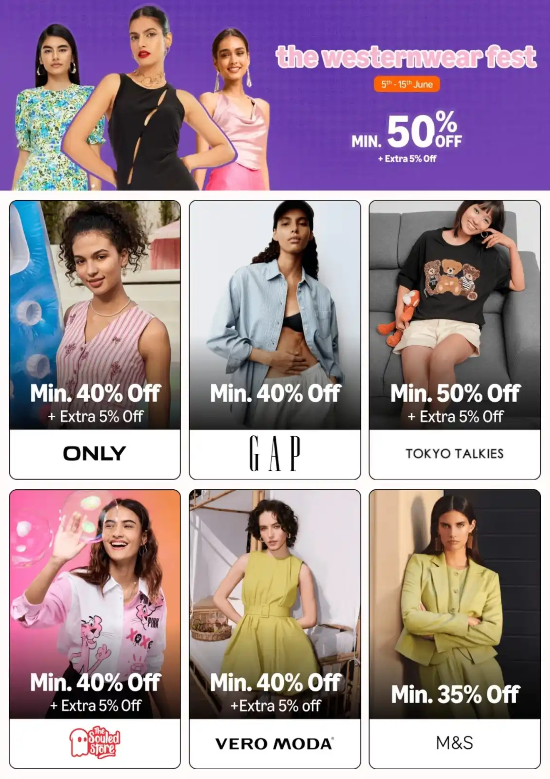 Image from Amazon Associates: 👗 *THE WESTERNWEAR FEST* ⚡ Min. 50% off + Extra 5% off 👉🏻 amzaff.to...