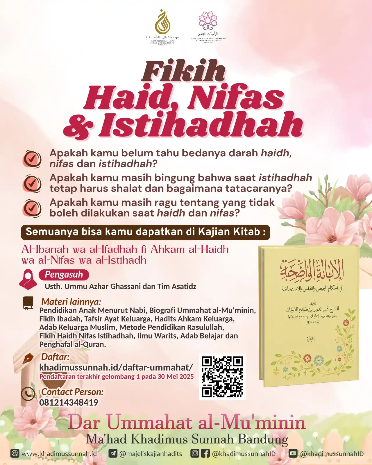 Ma'had Khadimus Sunnah Bandung post
