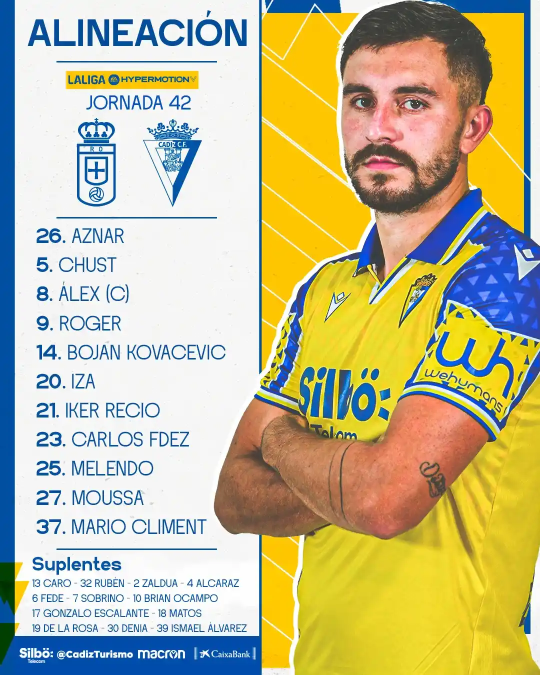 Image from Cádiz Club de Fútbol: 💛 La última de la temporada. <a class="text-blue-500 hover:underline...