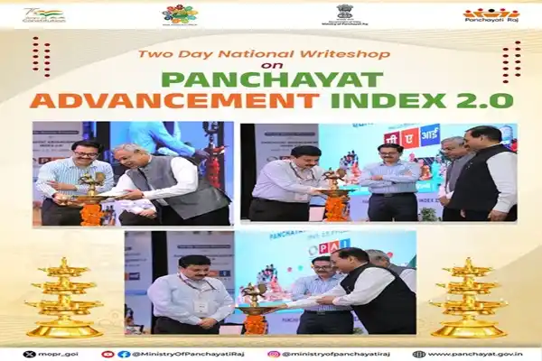 Image from Testbook Current Affairs: *_Ministry of Panchayati Raj Launches Panchayat Advancement Index 2.0_...