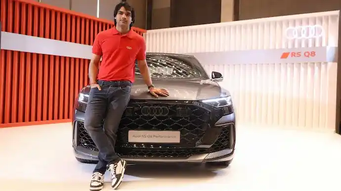 Image from Testbook Current Affairs: *Olympian Neeraj Chopra becomes Brand Ambassador of Audi India* *Why ...