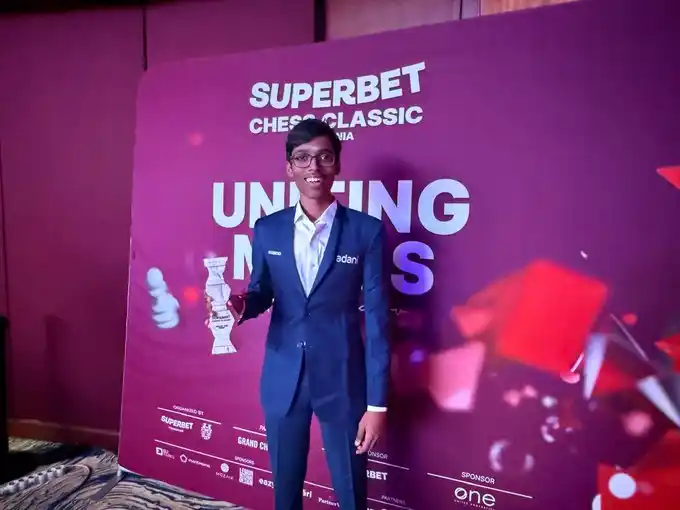 Image from Testbook Current Affairs: *_R Praggnanandhaa Clinches Superbet Chess Classic Romania 2025_* *Wh...