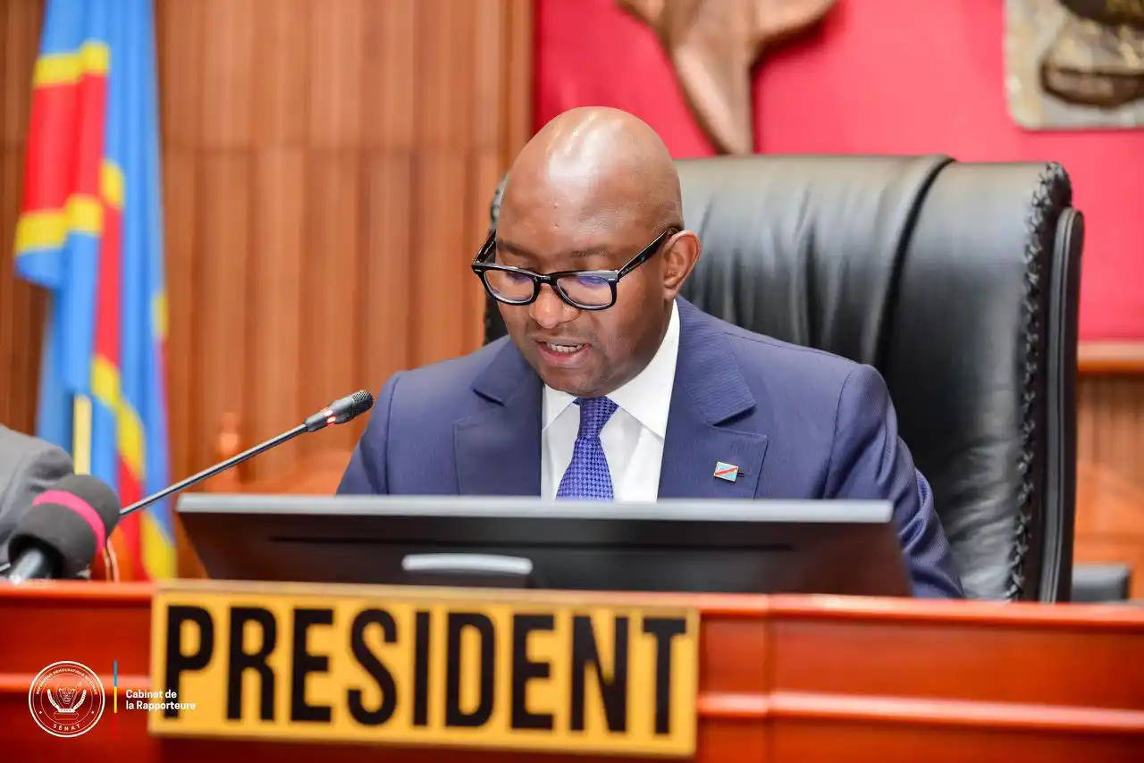 Image from SENAT RDC: *Session Parlementaire — Mars 2025* 🚨 *EN DIRECT DE LA RTNC 1 et 3* ...