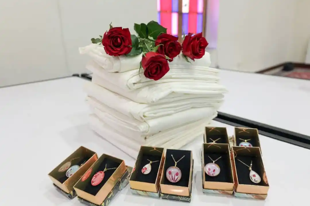 Image from Imam Reza EN: *💠 Sewing and Donation of 20 Wedding Chador by the Goharshad Social C...