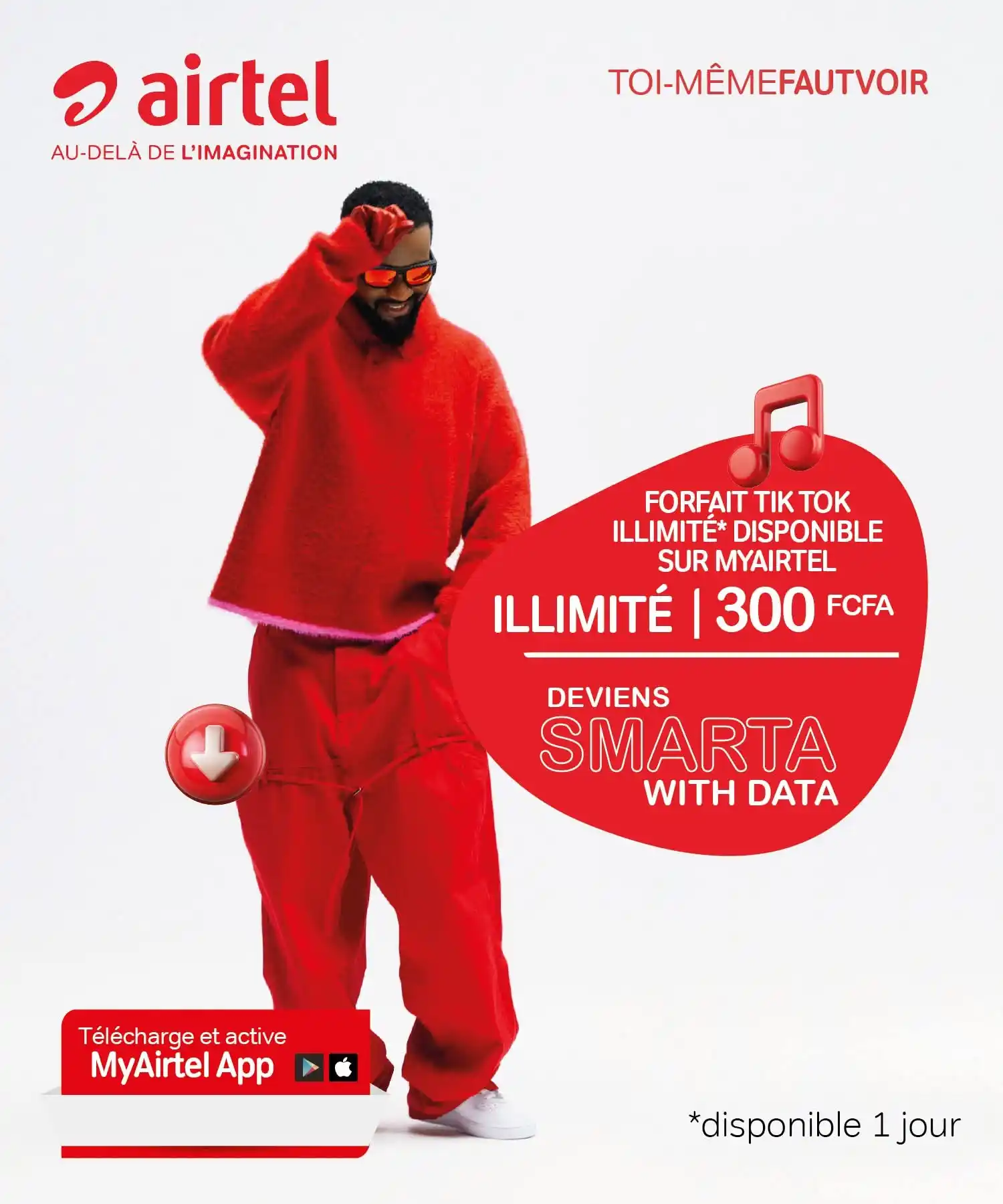 Image from Airtel Congo B: 🚨Airtel balance un nouveau forfait 🚨 𝗧𝗜𝗞 𝗧𝗢𝗞 𝗶𝗹𝗹𝗶𝗺𝗶𝘁𝗲́...