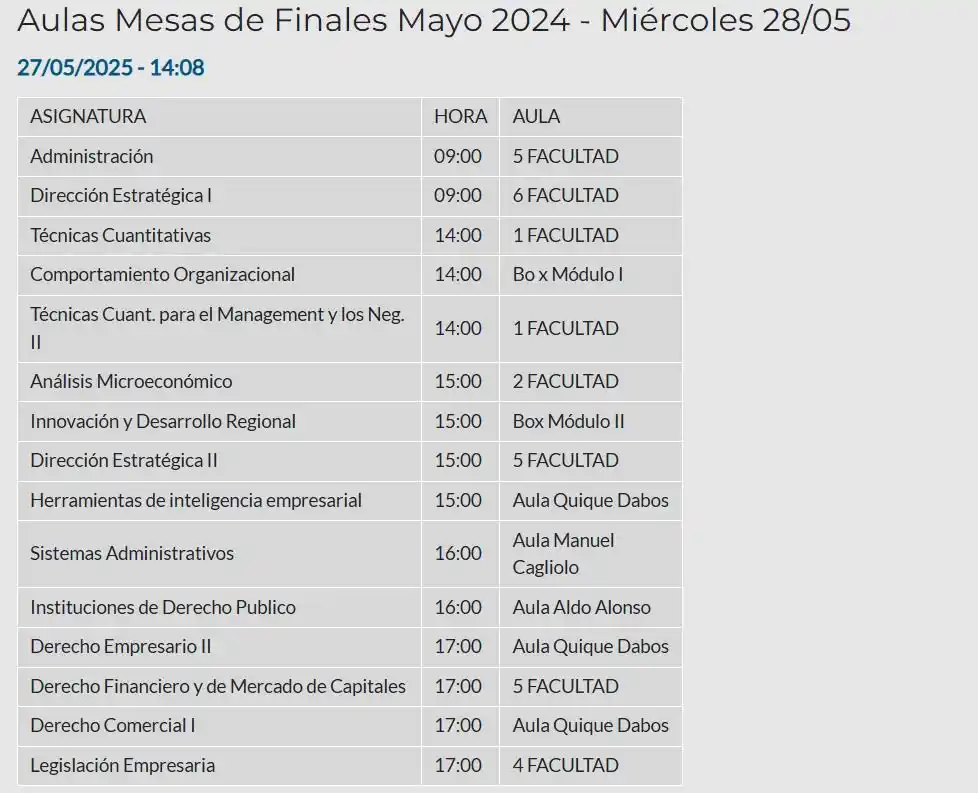 Cartelera Virtual - FCE post