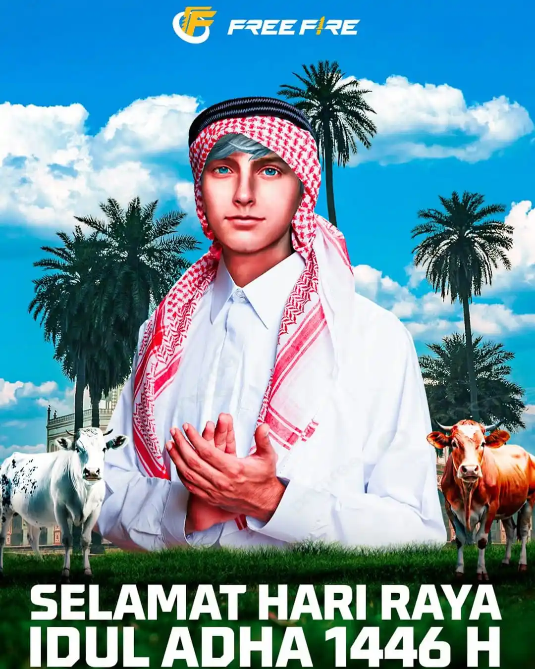 Image from Free Fire Community ID Official: *FREE FIRE COMMUNITY NEWS :* Selamat Idul Adha 1446 H. Semoga pengorb...