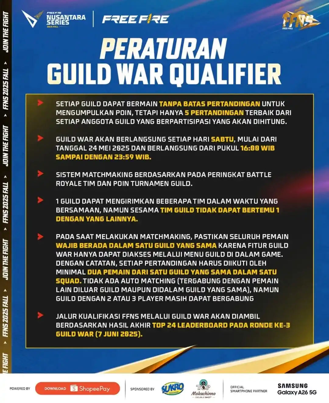 Image from Free Fire Community ID Official: *FREE FIRE ESPORTS NEWS :* City Qualifier minggu ketiga & Guild Quali...