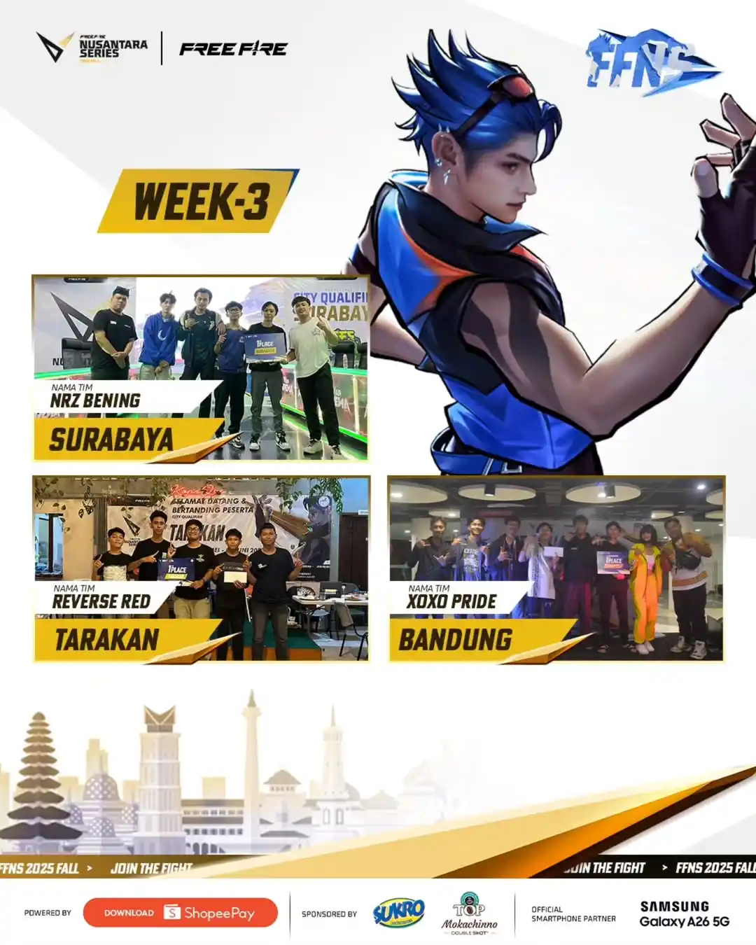 Image from Free Fire Community ID Official: *FREE FIRE ESPORTS NEWS :* Dari Depok ada Kagendra, dari Tarakan ada ...