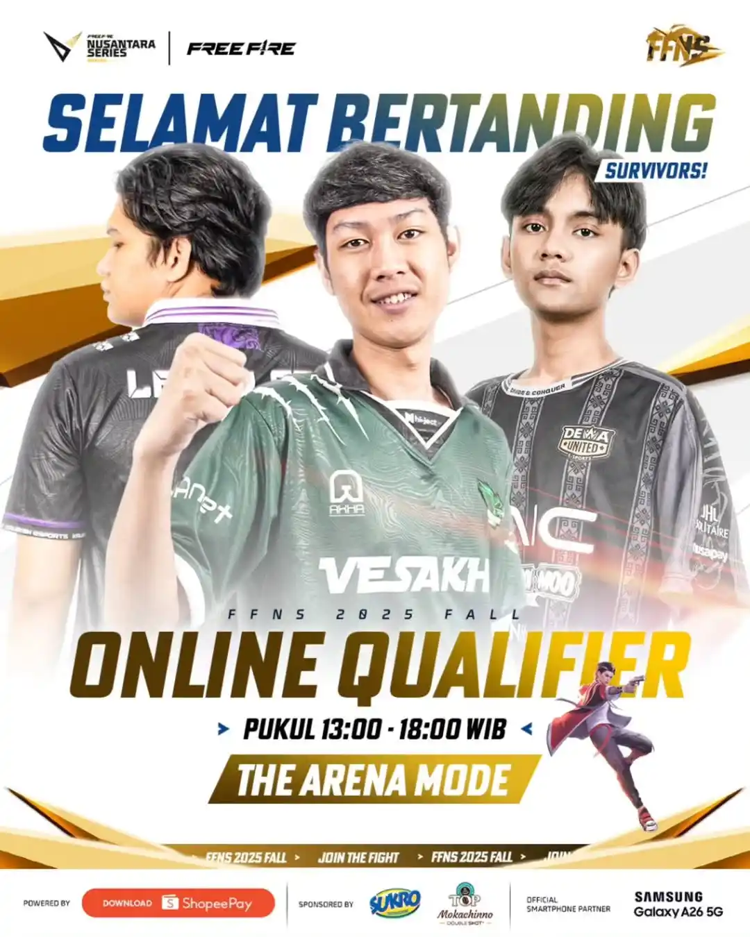 Image from Free Fire Community ID Official: *FREE FIRE ESPORTS NEWS :* Selamat Bertarung para Pejuang FFNS yang a...
